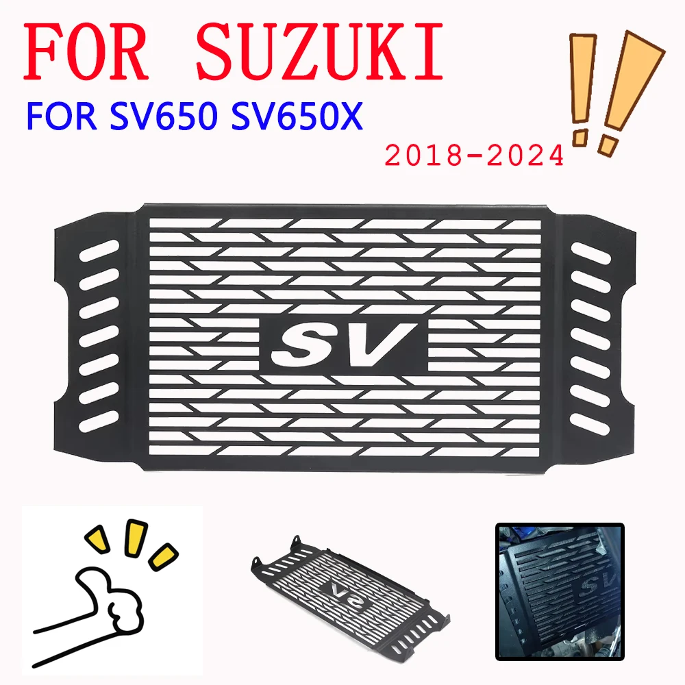 

For Suzuki SV650 SV650X SV 650 X 650X 2018 2019 2020 2021 2022 2023 2024 Motorcycle Accessories Radiator Grille Guard Protector