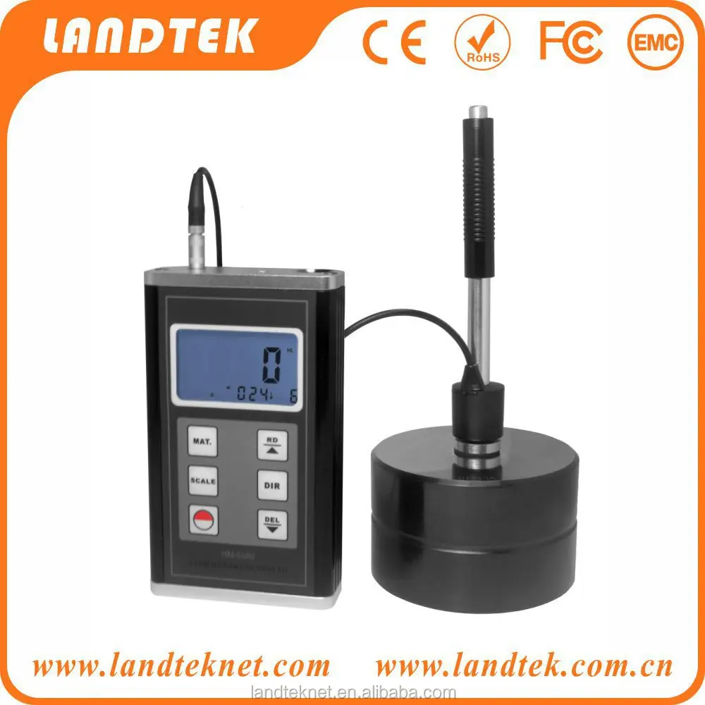 LANDTEK Digital Portable Leeb Hardness Tester/ Hardness Meter D Type Impact HM6580