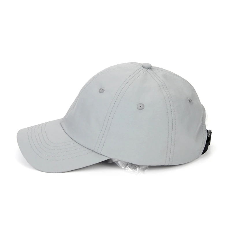 Men Unstructured 6-Panel Cap Nylon Quick Drying Baseball Cap Lightweight Waterproof Breathable Sun Hat Running Camping Outdoor