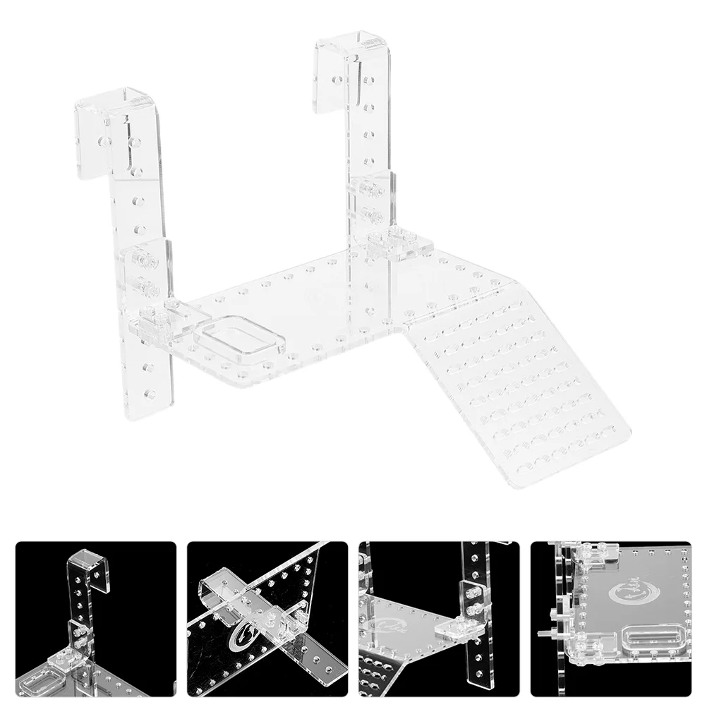 Hanging Turtle Terrace Basking Platform Aquatic Turtles Terrarium Decor Acrylic Ramp Tortoise Supplies Reptile Climbing Animal