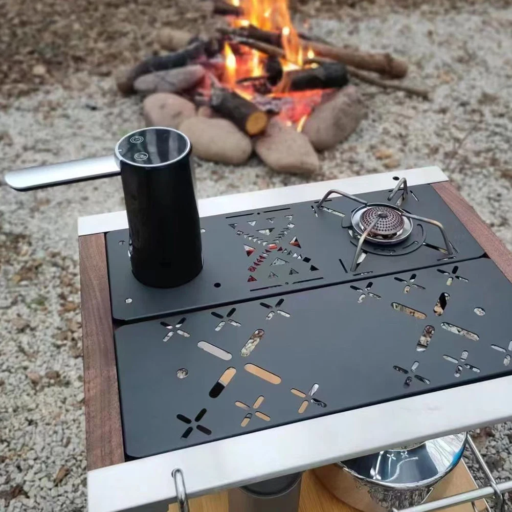 Camping IGT Table Board Multifunctional Spider Stove Table Plate Camping Stove Table Plate for Electric Water Dispenser