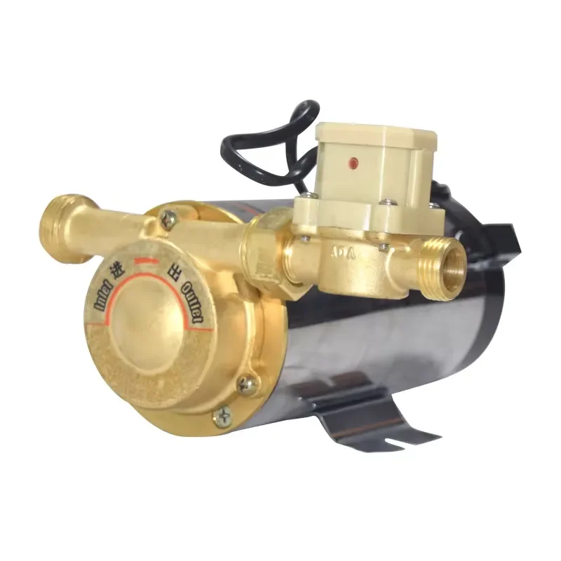 220V household mini automatic water pressure booster pump intelligent dual-control water heater ultra-quiet tap water system