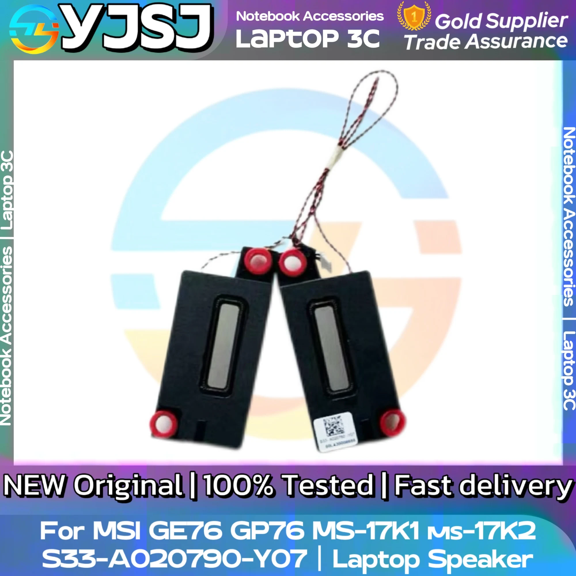 New Original Laptop Notebook Audio Speaker For MSI GE76 GP76 MS-17K1 MS-17K2 MS-17K3 MS-17K4 built-in speaker S33-A020790-Y07