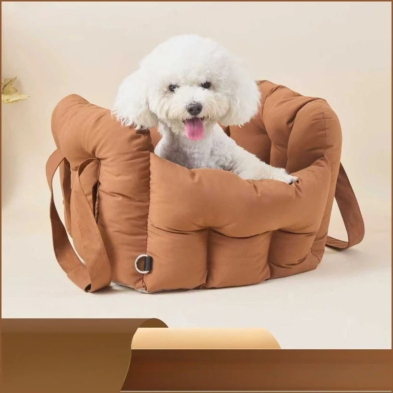Portable Pet Car Safety Seat Four Seasons Dog Cat Nest Vehicle Travel Protective Mat For Outdoor Trip