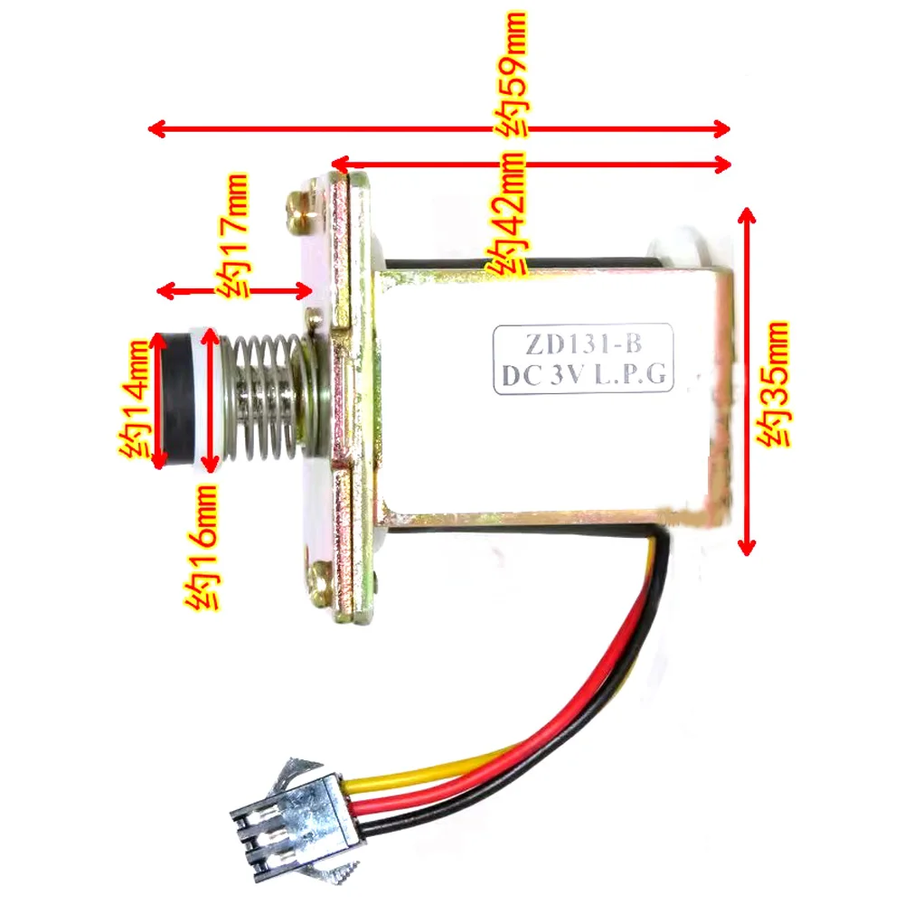 Gas water heater JSQ16 JSQ12 solenoid valve ZD131B DC3V water heater parts universal