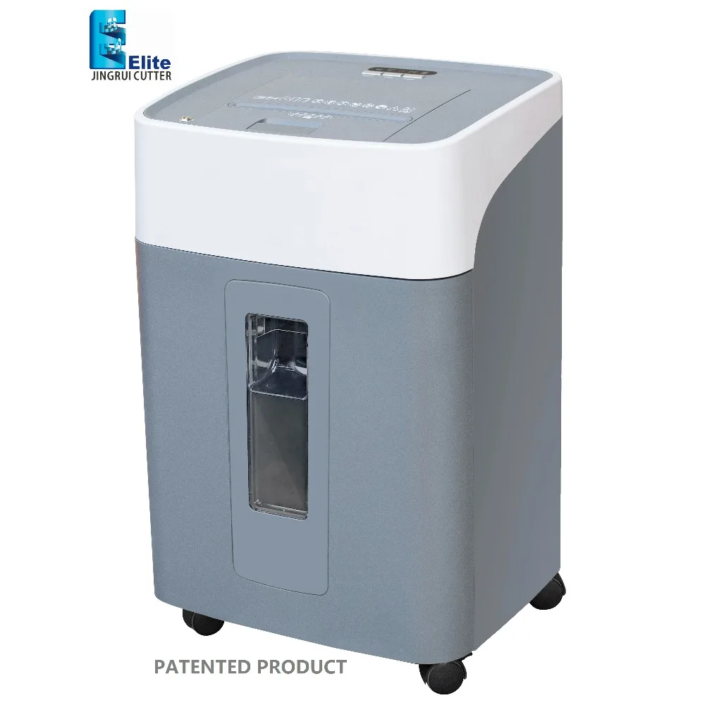 

Elite Auto Feed 40L Commercial Office Paper Shredder 14/300 Sheets Cut Size 4*35mm Cross-Cut P4 Security 2.2m/min for CDs Cards