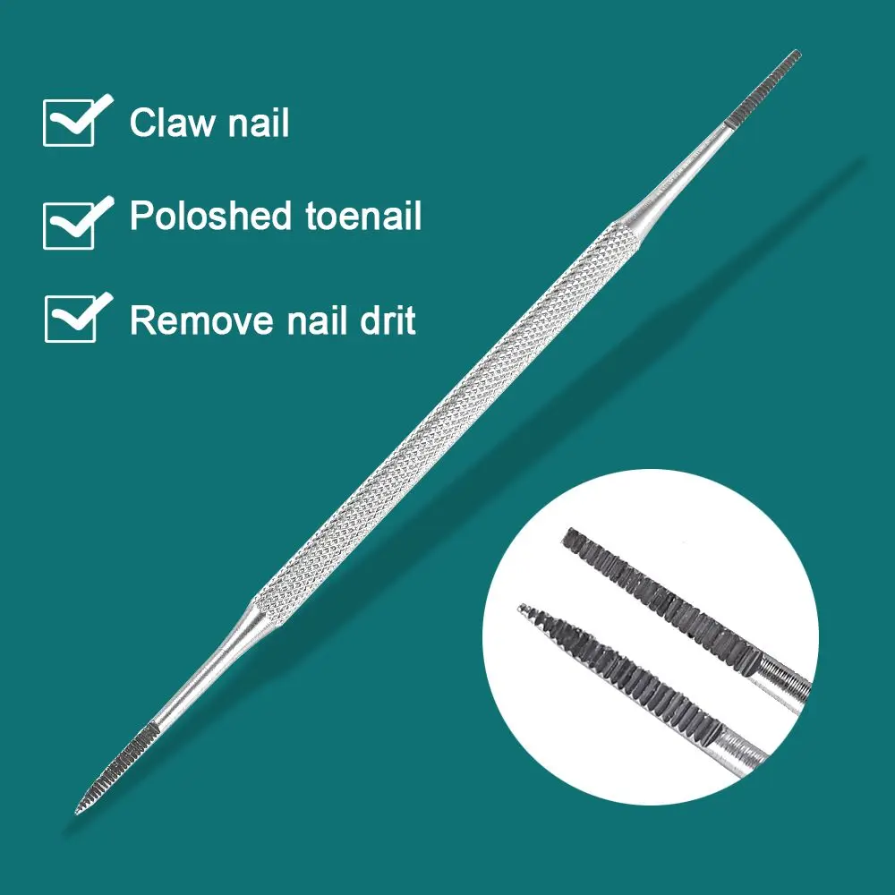 Edge Double Ended Remove Nail Dirt for Toe Correction Ingrown Toenail Lifter Manicure Foot Care Tool Pedicure Toenail Files