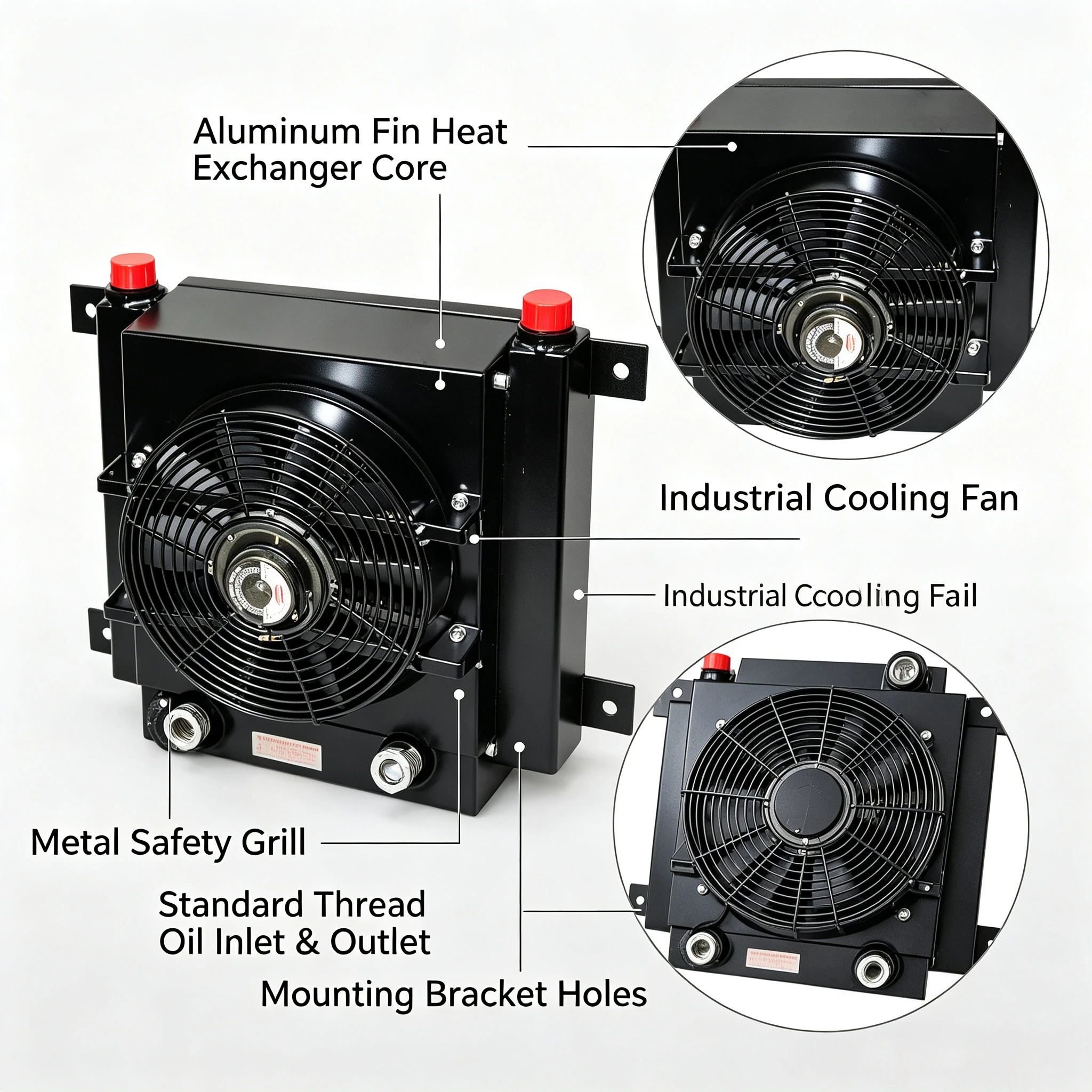 Industrial Hydraulic Oil Cooler Machine Water Cooling System Equipment For Mechanical Heat Dissipation