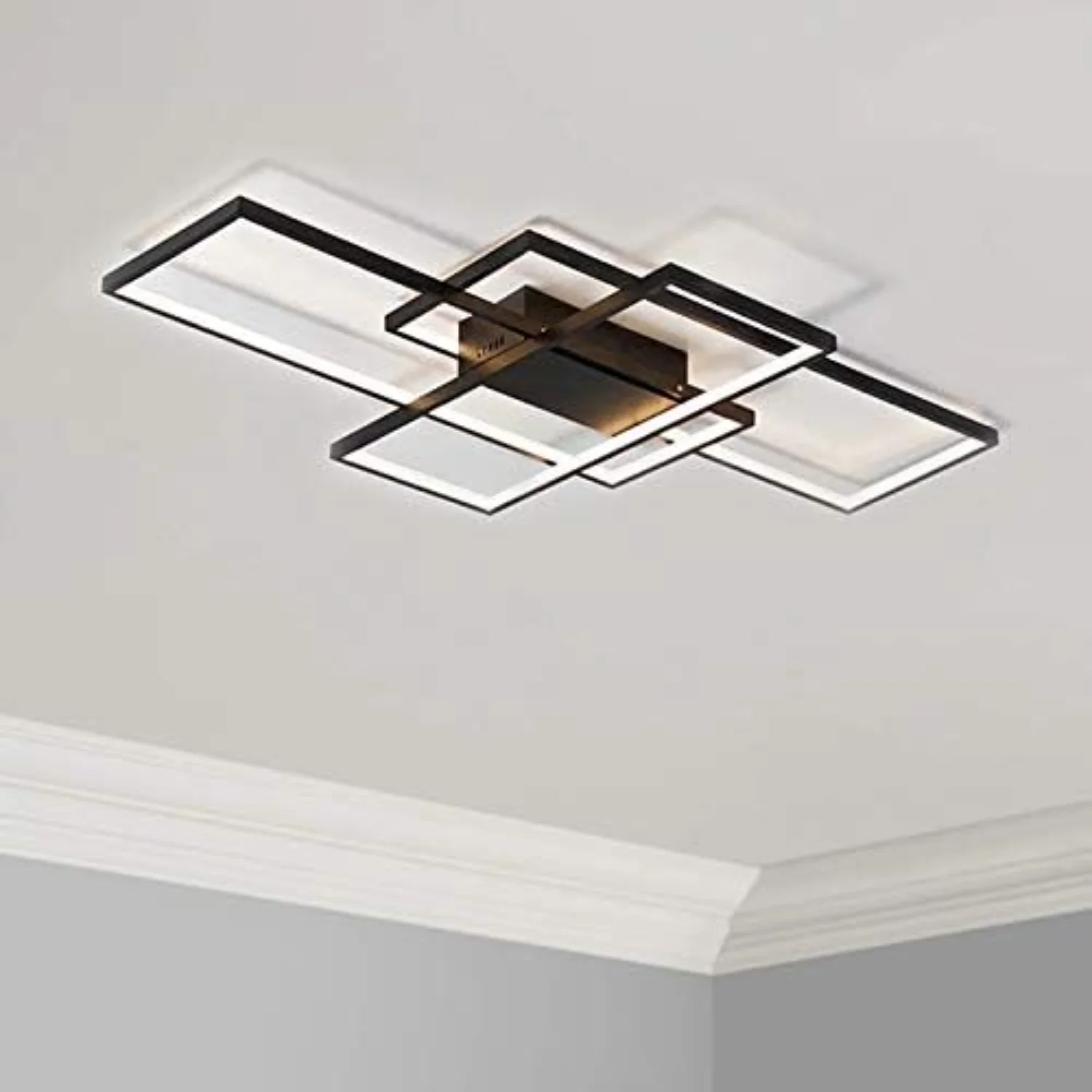 

Modern White LED Ceiling Lamp Chandelier Lighting Fixture - 35 Contemporary Square Light