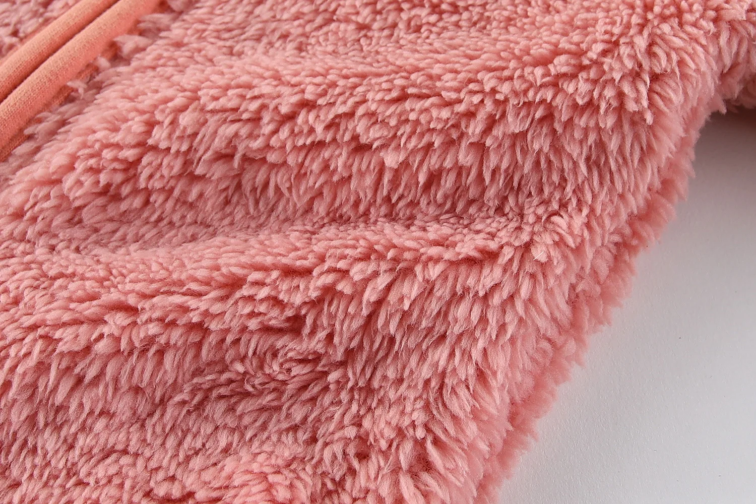Frühling und Herbst Kinder Fleece Mantel Baby Bär Ohren Langarm Warme Jacke 0-3 Jahre Alte Kind Kleidung – Detail 18