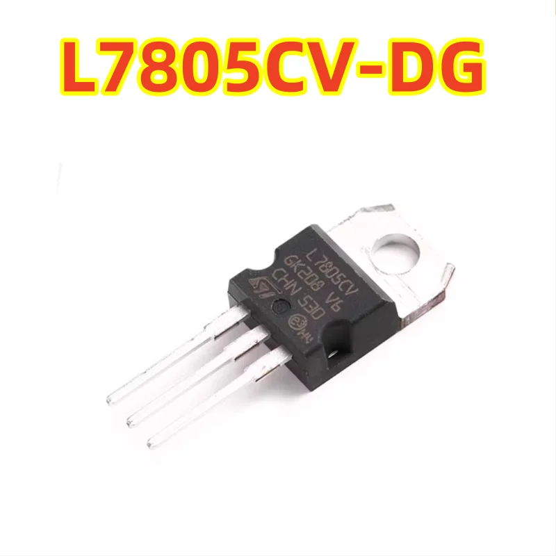 （1~100pcs）Original Genuine In-Line L7805CV-DG TO-220 Linear Regulator 5V 1.5A 100% Brand New Chip