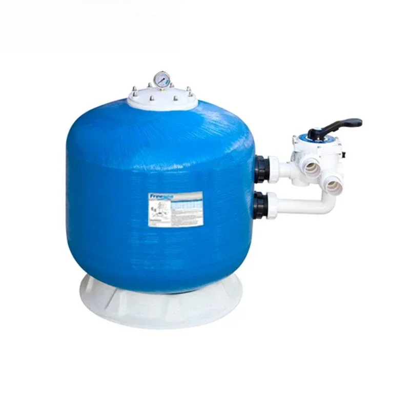 Filter sand tank, commercial household swimming pool circulating water treatment equipment, glass fiber side filter sand tank