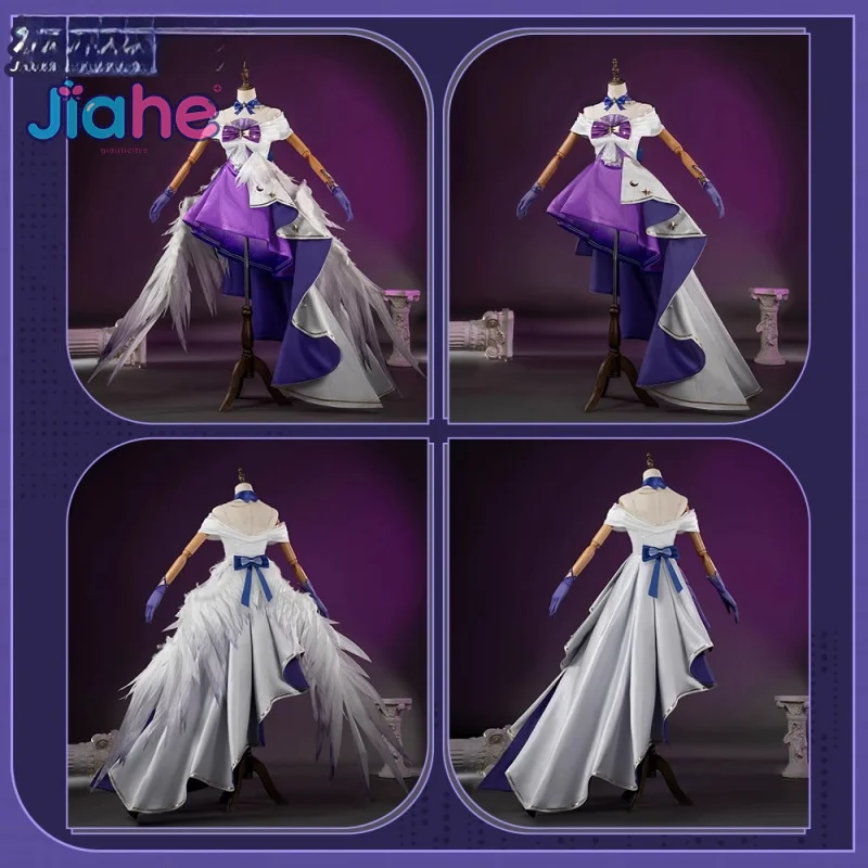 

Игра Honkai:Star Rail Робин Косплей Костюм Девушка Концерт Милое Платье Лолиты Крылья Опора Перчатки Аксессуары Костюм Для Хэллоуина