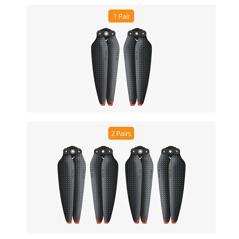 For AIR 3 Carbon Fiber Propeller 8747F Propeller Blade Quick Release High Strength Portable Drone Wing Replacement 2PCS