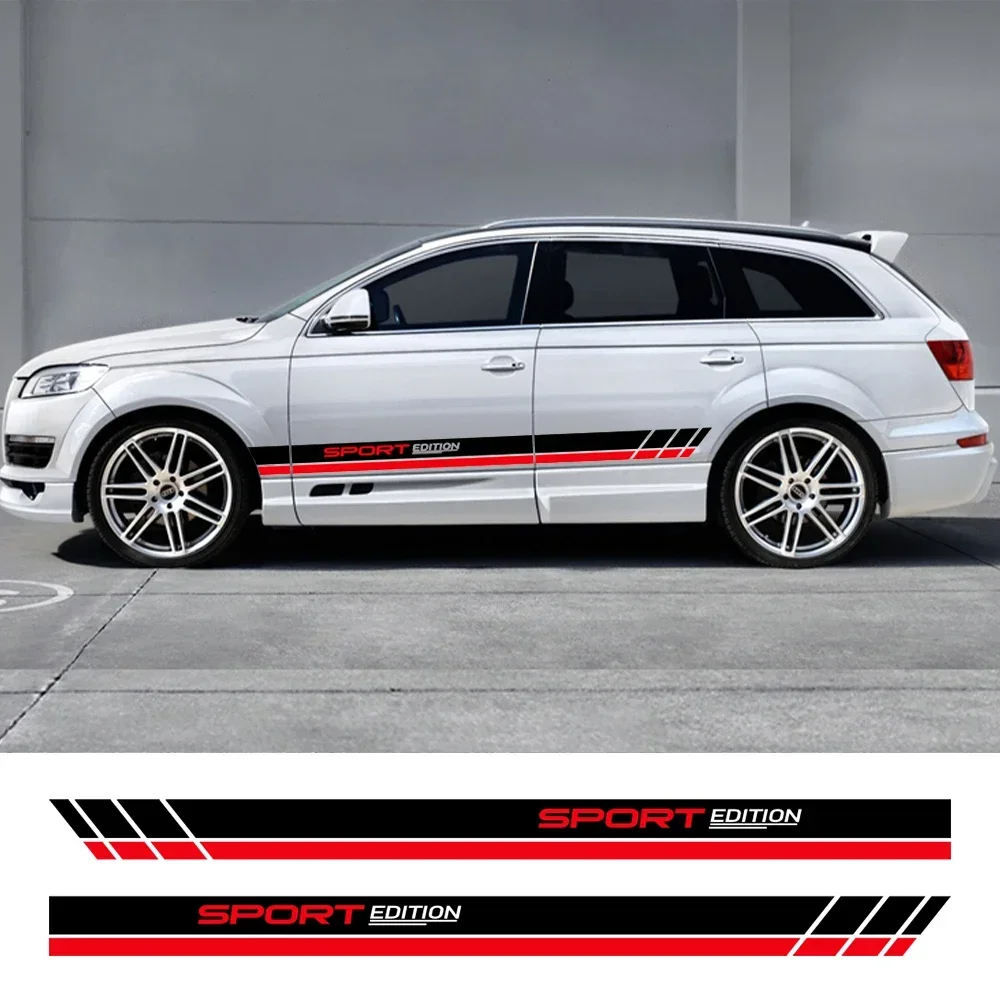 

Car Door Sticker Sport Edition Stripes Vinyl Decals Trims Graphics Auto Accessories For Audi Q7 4M 4L 2020 2007 2018 2016 2021