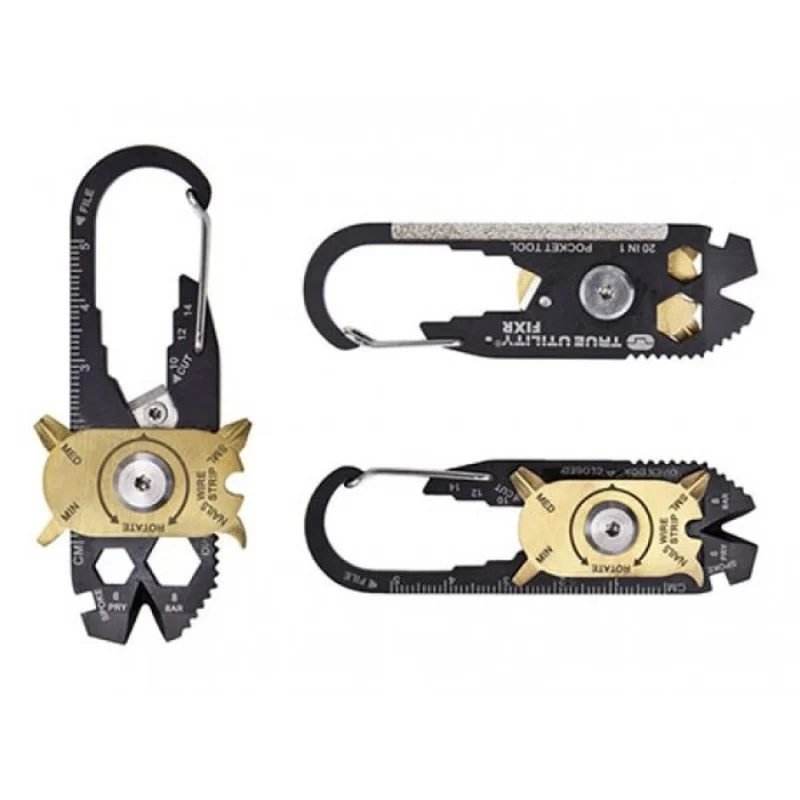 20 w 1 wielofunkcyjny breloczek kieszonkowy Camping gadżet EDC przenośny Mini Utility narzędzie wielofunkcyjne brelok narzędzia zewnętrzne