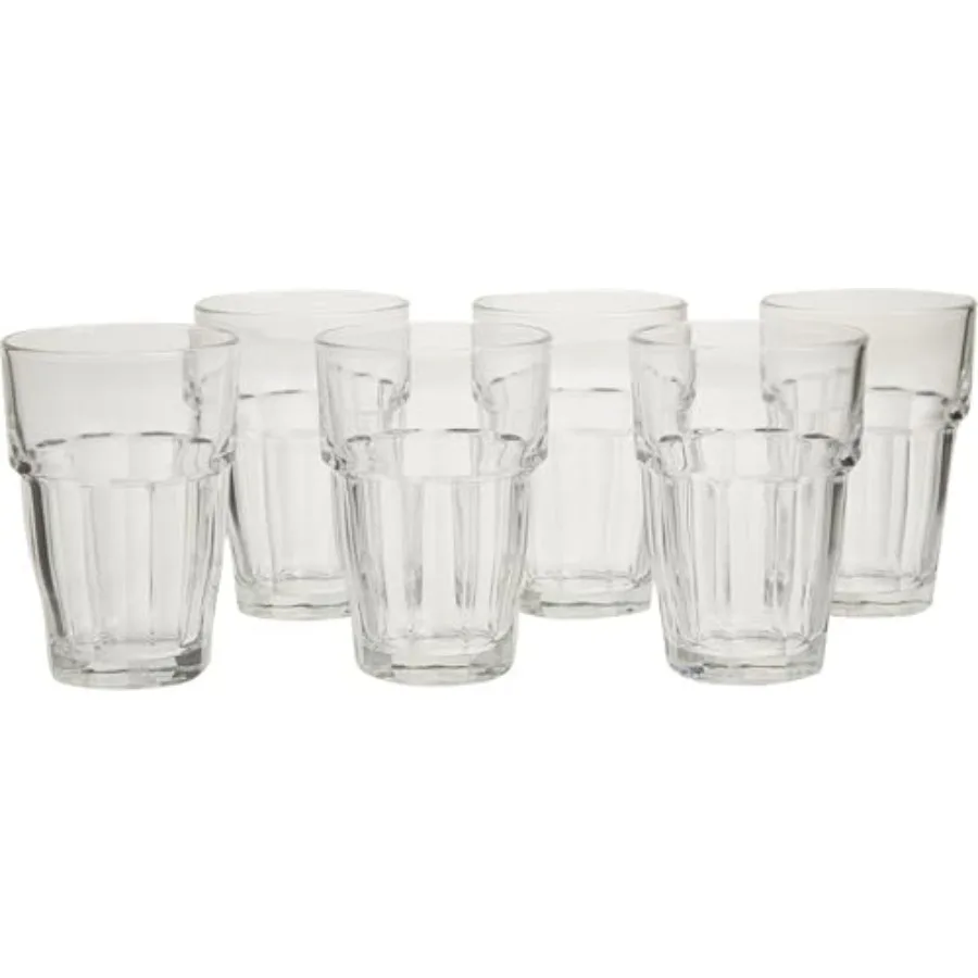 

21,75 унций. Набор из 6 стеклянных стаканов Rock Bar Stackable Super Cooler