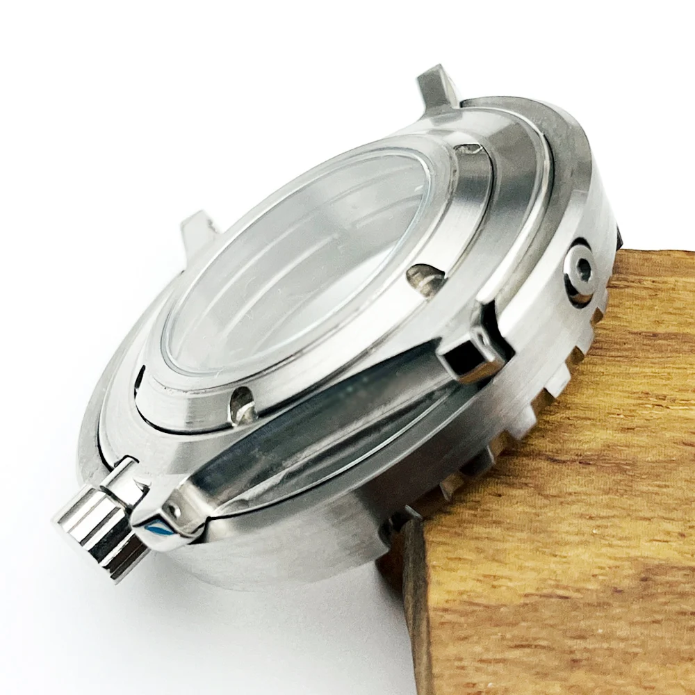 

Корпуса для часов Mod 47 мм NH34 NH35 с тунцом, подходит для механизма NH34 NH35 NH36, прозрачная задняя крышка, консервированный корпус из тунца, запасные части