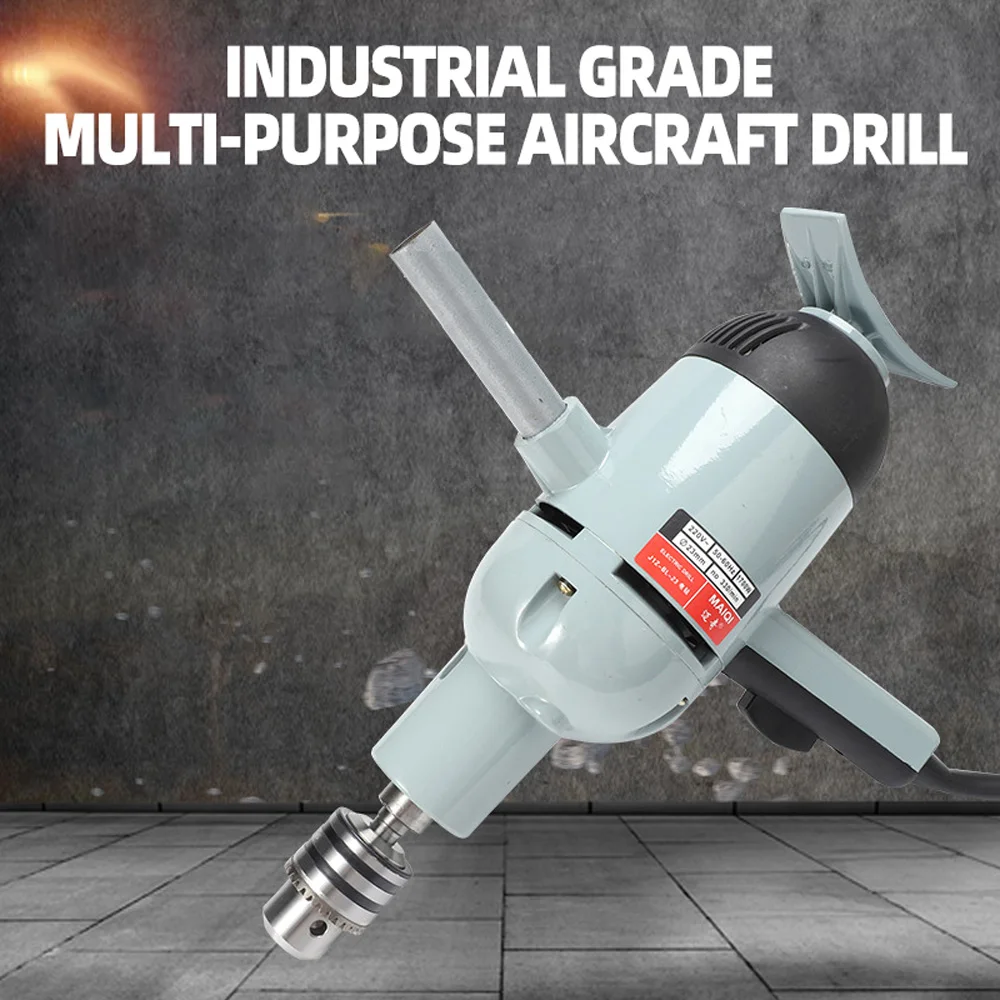 HOT 1700W Electric Concrete Mixer Concrete Cement Mixer 220V 330r/min Mixing Thinset Mortar Grout Plaster Paint Stirring ��23mm