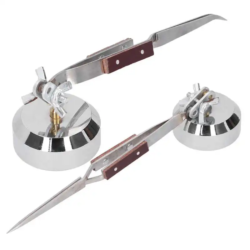 Metal Base de Terceira Mão com Pinça Rebound Braçadeira de Solda Ferramentas Jóias Hardware Pinça de Solda T50