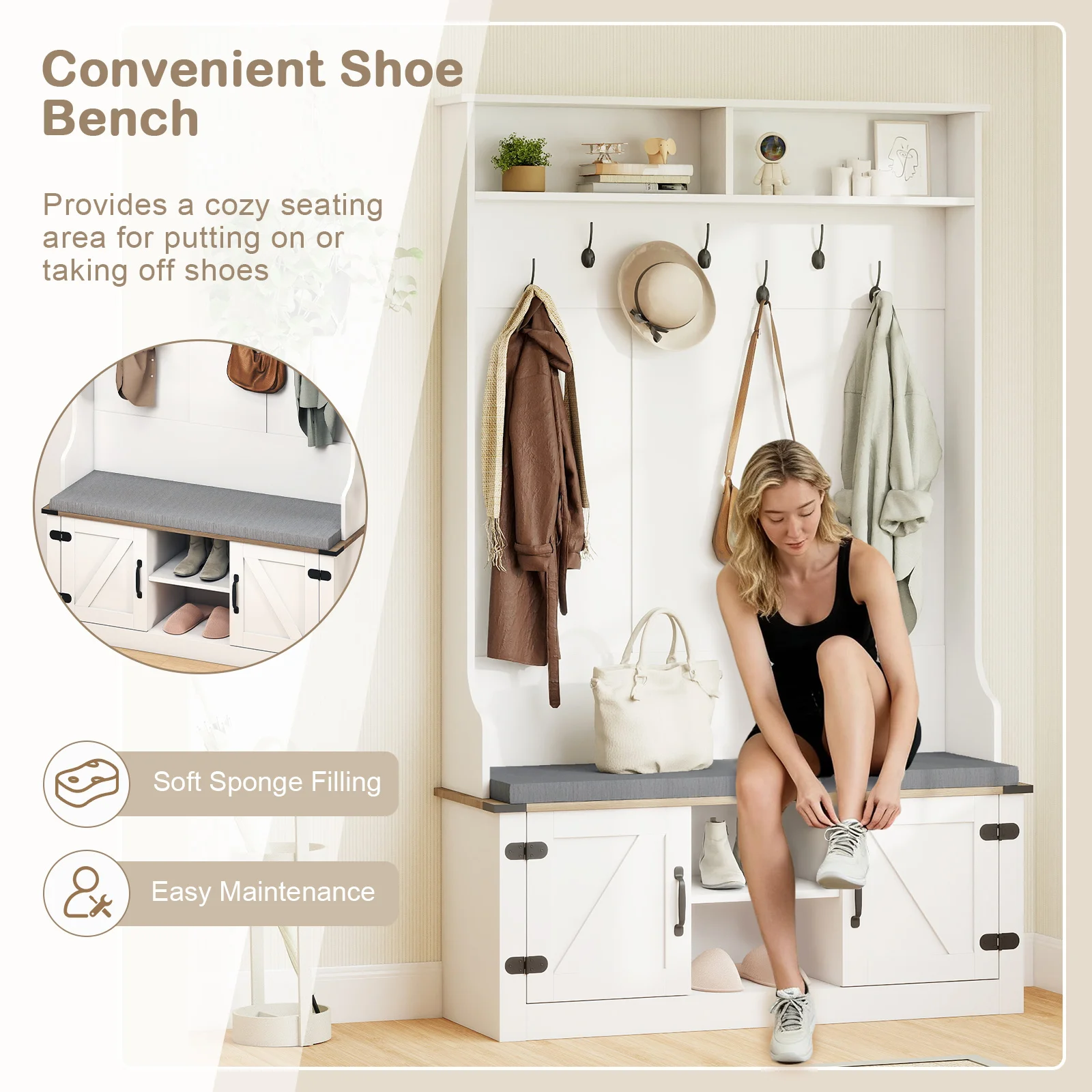 68. Rak Sepatu 4-in-1 5” denga - Shoe Tree ulasan dan harga