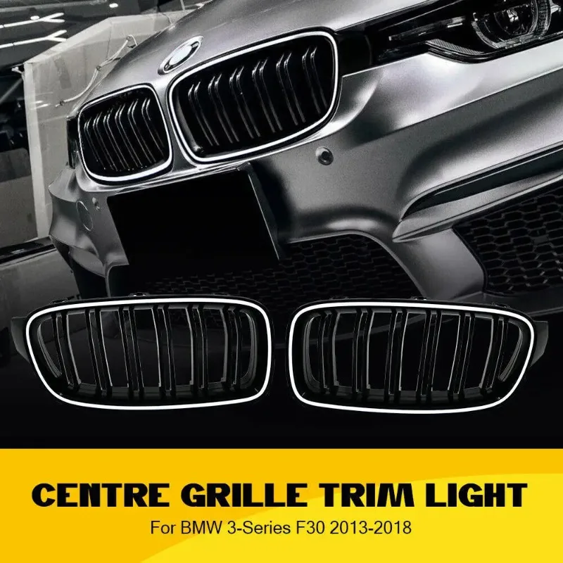 

For BMW 3 Series F30 F31 2013-2018 LED Grille Assembly DRL M Sport Style Front Hood Parts