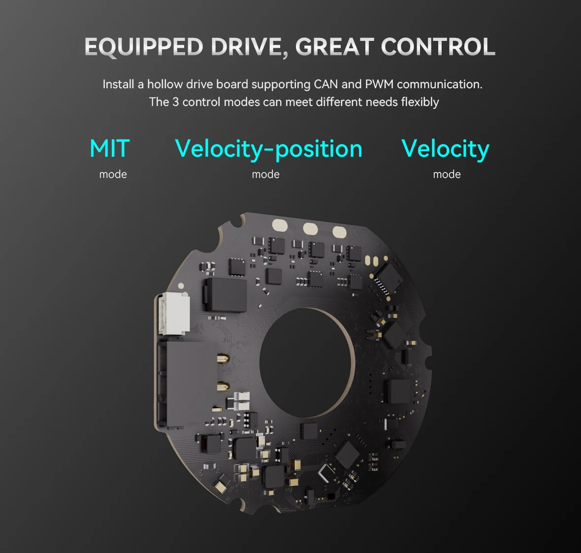 CubeMars GL60 II محرك Gimbal خفيف الوزن وعزم دوران عالي قابل للتخصيص بدون فرش بدون طيار هيكل مغناطيسي دائم