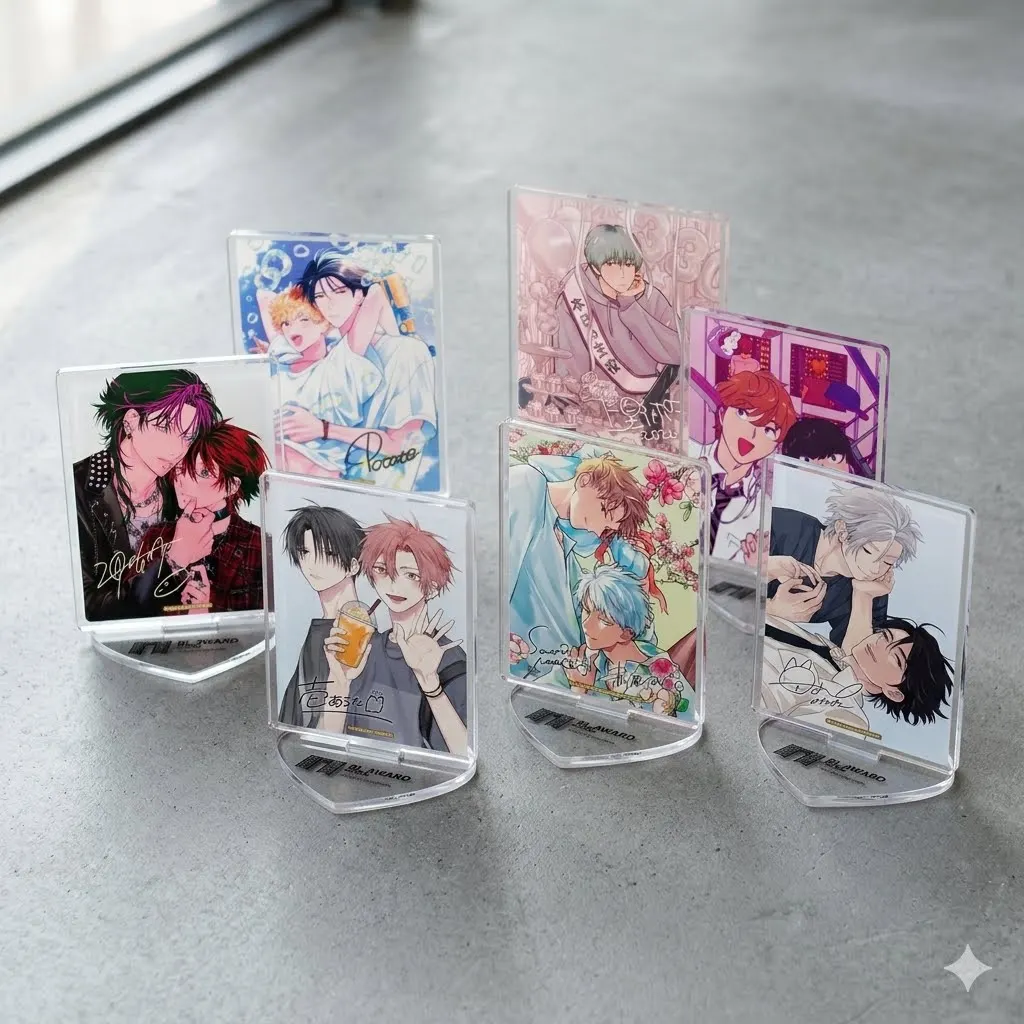 Anime BL Acrylic Stand 15cm Keychain Manga Simple Pervert Romance Dakaretai Otoko Sasaki and Miyano Cosplay Figure Toy Gift