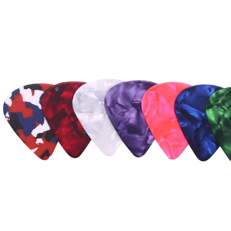 60 Pack Abstract Art Colorful Guitar Picks, Unique Guitar Gift For Bass, Electric & Acoustic Guitars Includes 0.46Mm, 0.71Mm, 0.