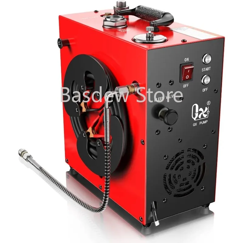 

CS4 Portable PCP Air Compressor, 350W Powerful Motor,Max 5800Psi/40Mpa, Water and Fan Cooling, 5 Hours Continous Work