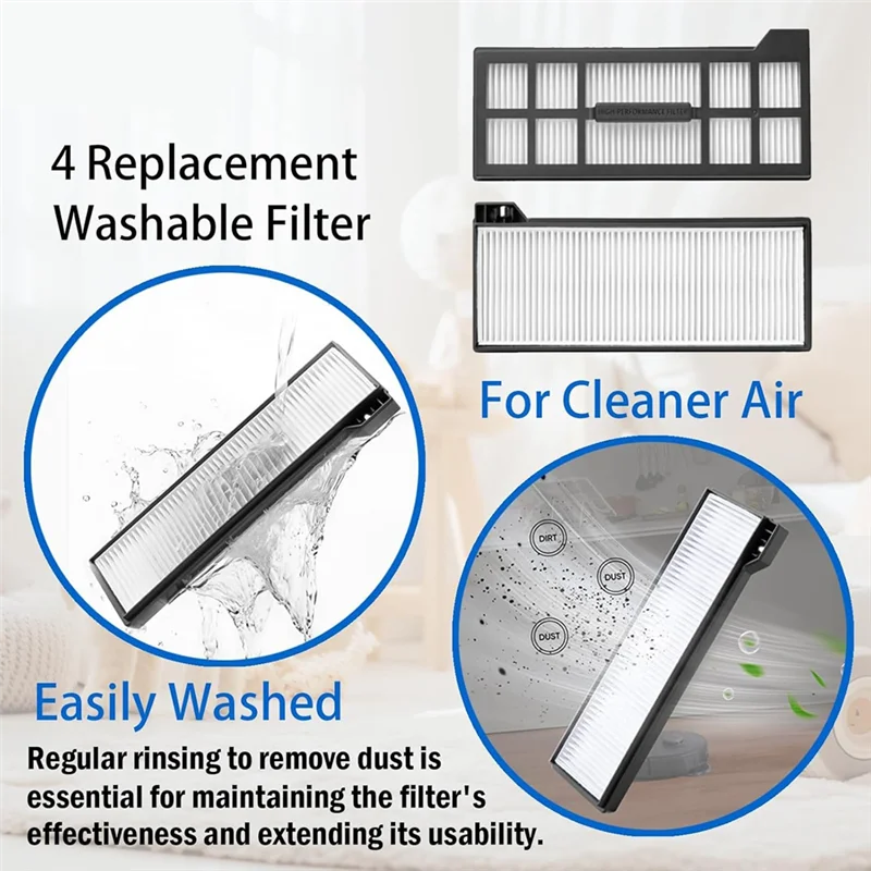 A20M pour Eufy X10 Pro Omni, brosses latérales principales, filtres Hepa, tissus de vadrouille, pièces de rechange pour aspirateur, accessoires