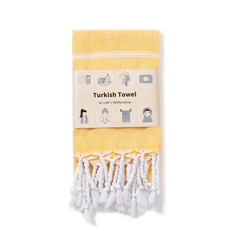 Premium Turkish Cotton Towels - Soft and Luxurious Bath, Hand, and Face Towel Set