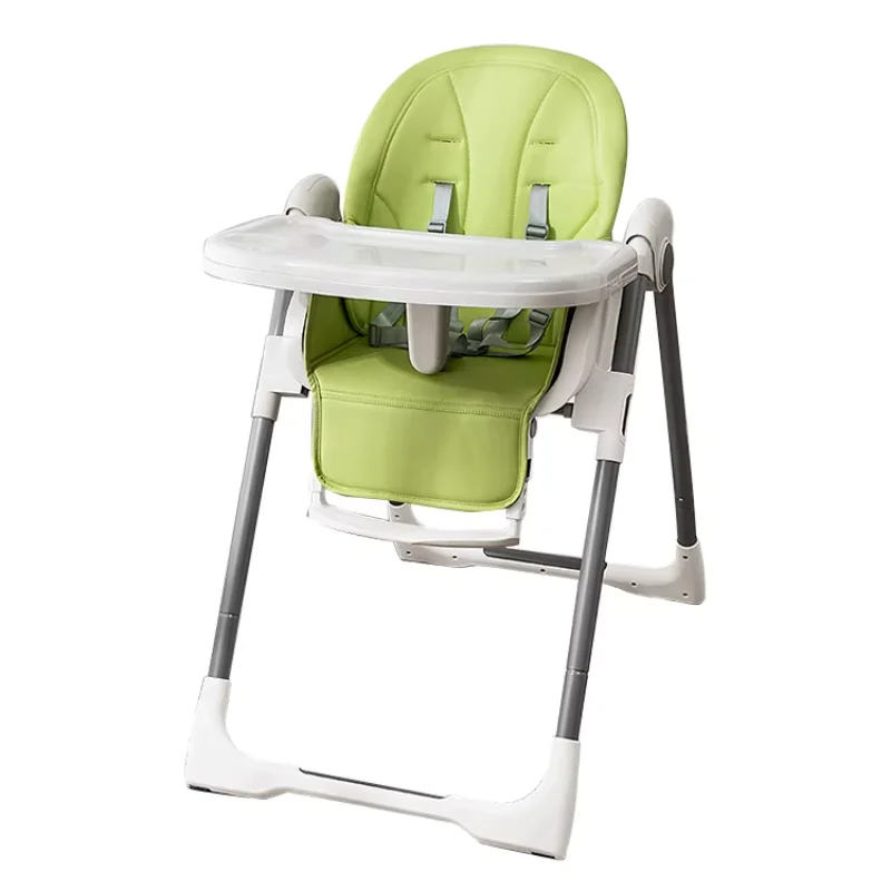 lastic Kids High Chair Multi-functional Baby wood grain steel High Chair Baby Feeding Eating high Chair