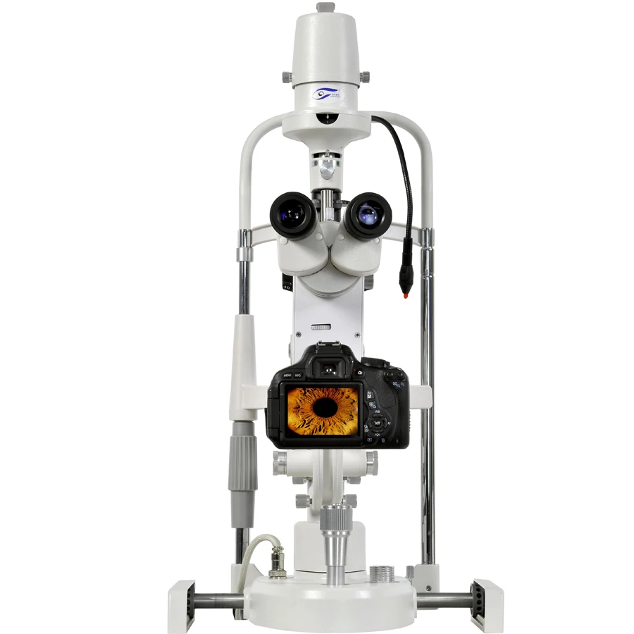 Optometria lampara de hendidura beam splitter slit lamp ML-350