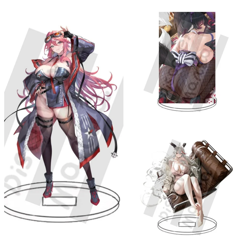 

15CM Charm Anime Azur Lane Acrylic Stand Model Cosplay Characters Ornament Accessories Goods Collection Gifts