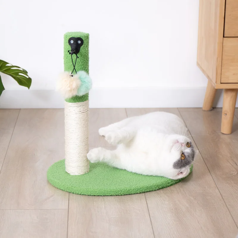 

Pet Scratcher Sisal Cat Tree with Scratching Post Kitten Tower Toy with Ball Cats Scratch Trees Climbing Tower Protector Sofa