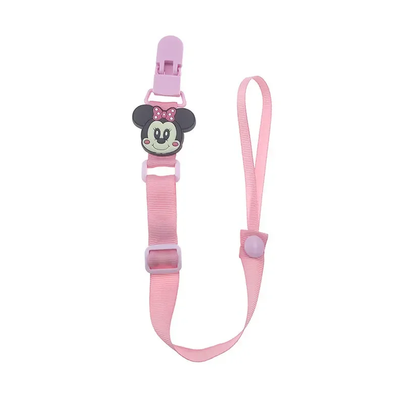 Disney Mickey comfortable material pacifier cute baby clip chain dummy clip pacifier children cartoon pacifier  chain comfort