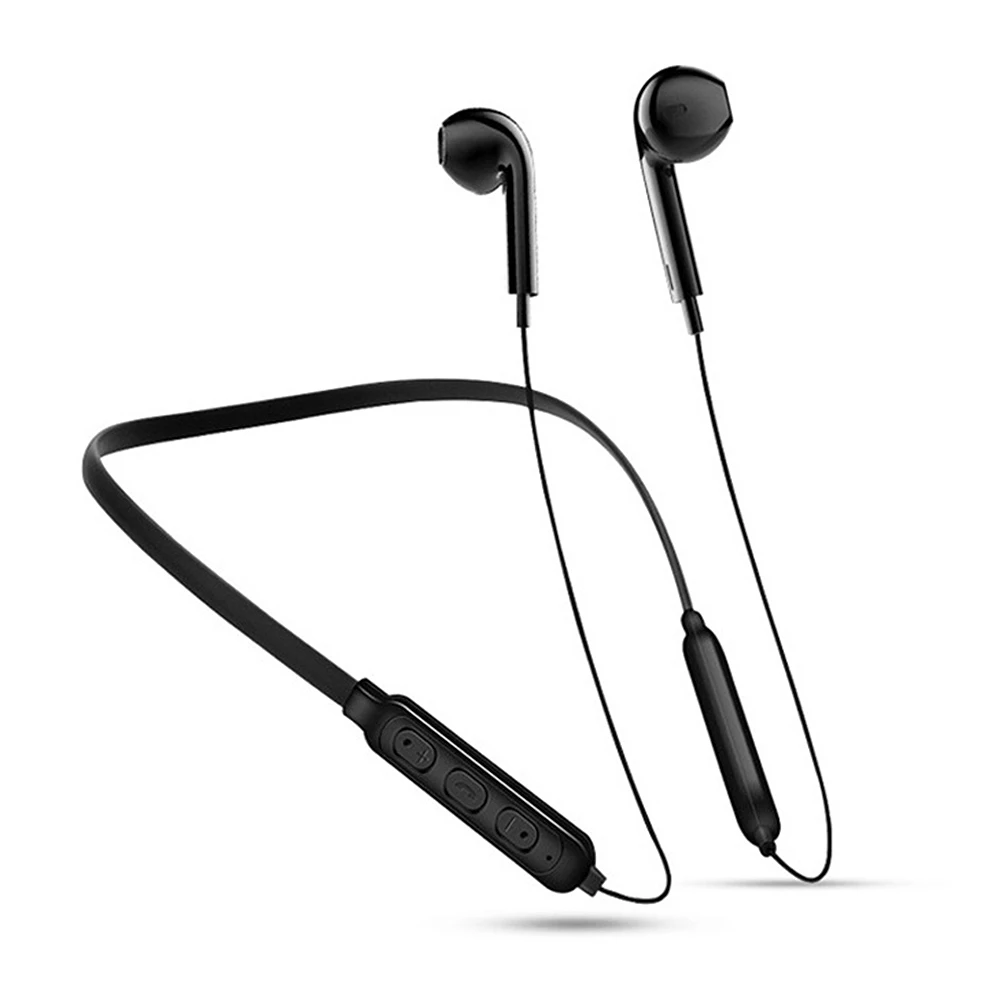 B7 Hanging Neck Headset Sweatproof Sports Headphone Stereo Neckband Earbuds Wireless Bluetooth Earphones for Xiaomi Huawei