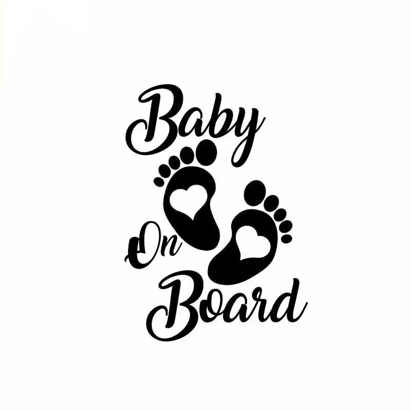 Personality Cute Car Decals Baby Stroller Decorated with Waterproof Vinyl Decals for A Variety of Car Models Designed, 10cm