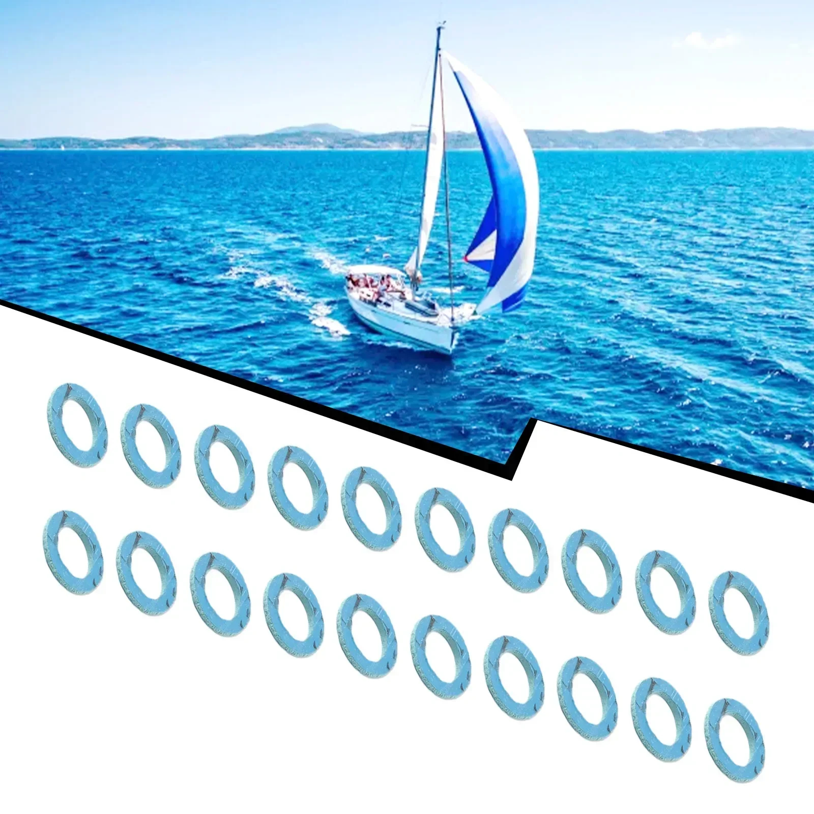 

Gasket Drain Screw 18-2244 For Mercury For OMC 307552 Plastic 20x Drain Screw Gasket Boat Parts For Mariner Outboards