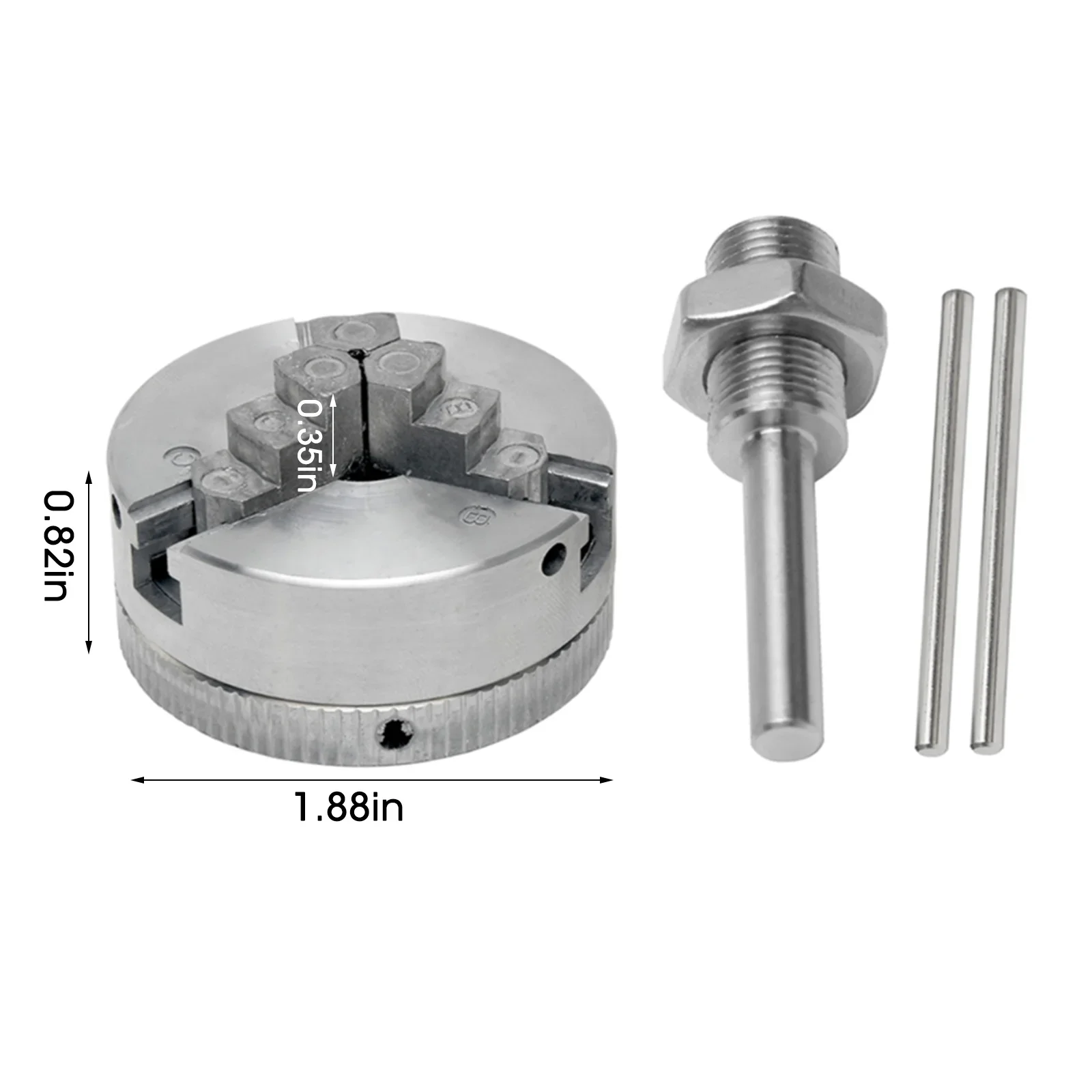 High Carbon Steel Mini Drill Chuck, Metal, 3 Jaws, Manual Lathe, Clamp Jaw, Manual Chuck, Independent Turning Machine, Z011