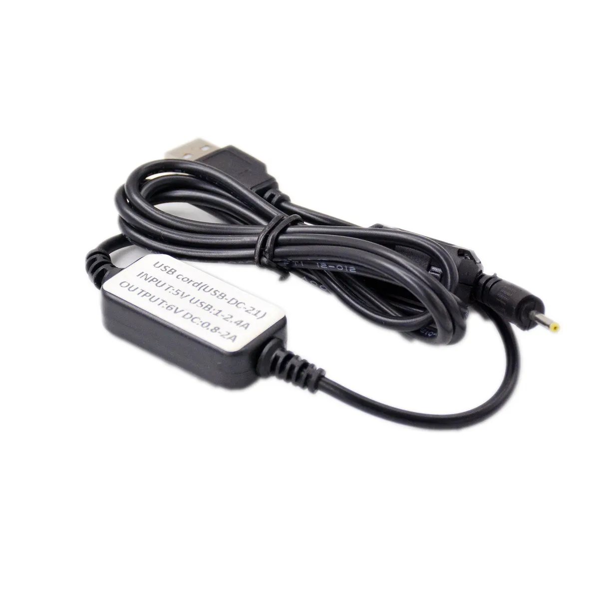 DC-21 USB Charge Cable  To DC Jack for YAESU VX1R VX2R VX3R VX3E VX3 HAM Two Way Radio Charger Cord Accessory