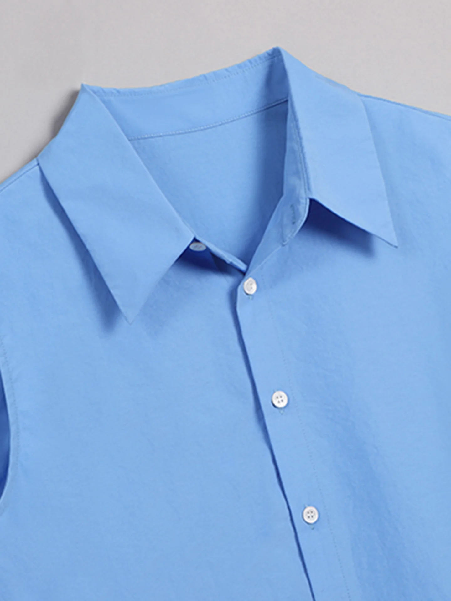   Kragen Svel irt Damen Pure Color Layering Trendy Frühling Herbst Saison Straight Cut Pendeln Sle Bürokleidung