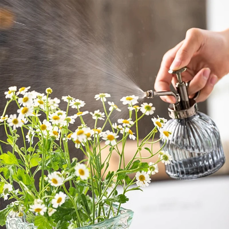 

Plant Flower Watering Pot Spray Bottle Antique Glass Watering Can Plant Watering Kettle Garden Water Sprinker Garden