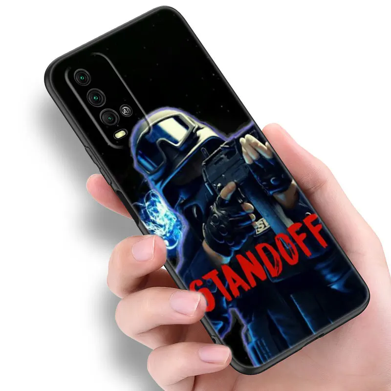 Hot Game STANDOFF-2 Silicone Phone Case For Xiaomi Redmi Note 10 9 Pro Max 10s 9s 8 8A 7 Pro 9 9C 9A 9T 10T Soft TPU Black Cover