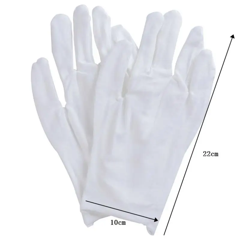 High-Quality White Work Gloves for Efficient Household Cleaning and Etiquette Maintenance