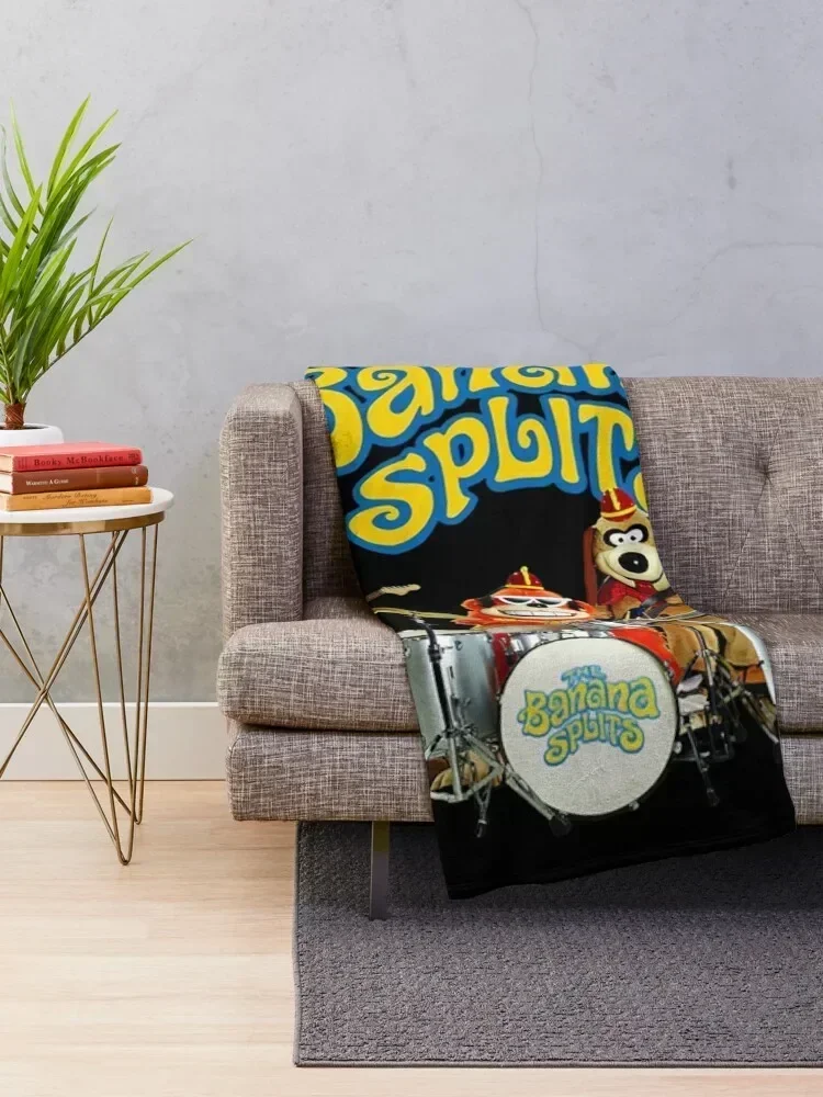 The Banana Splits Racerback Throw Blanket Luxury Thicken christmas decoration Thins Blankets