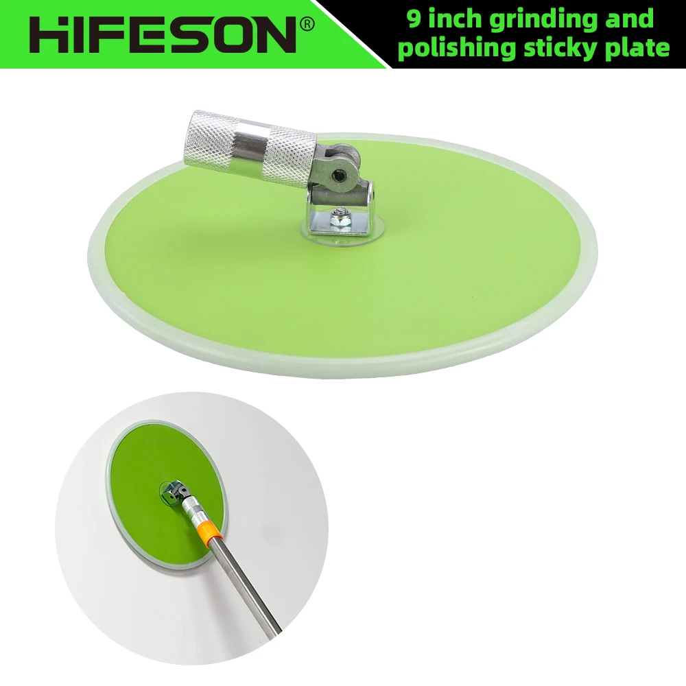 

9 Inch Drywall Sander with Sandpapers Radial Round Wall Sander For Ceiling And Wall Cleaning Polishing