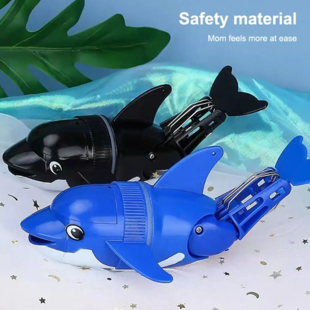 

Cartoon Design Electric Dolphin Electric Powered Swinging Action Bath Rolling Motion Water Activated Water Playing Birthday
