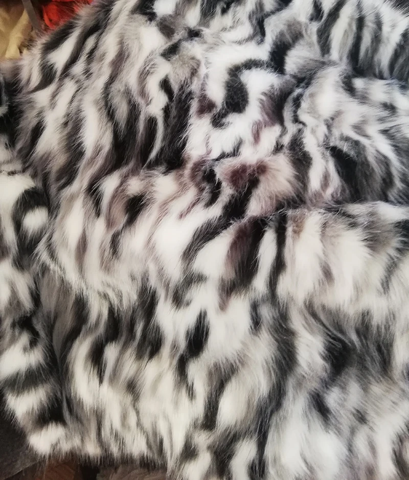 Jacquard Fox Fur fabric,Clothing Handbag Fur Collar Shoe Material,faux fur fabric,felt cloth